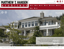 Tablet Screenshot of mtharchitect.ca
